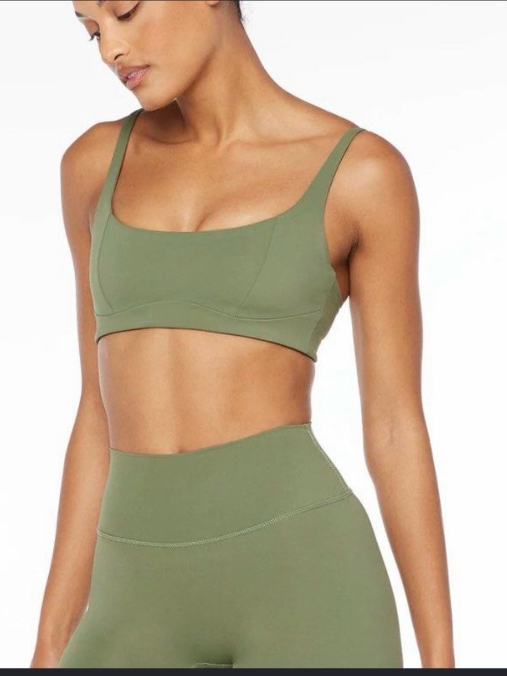 CSB Freedom Callie Crop in Clover Green